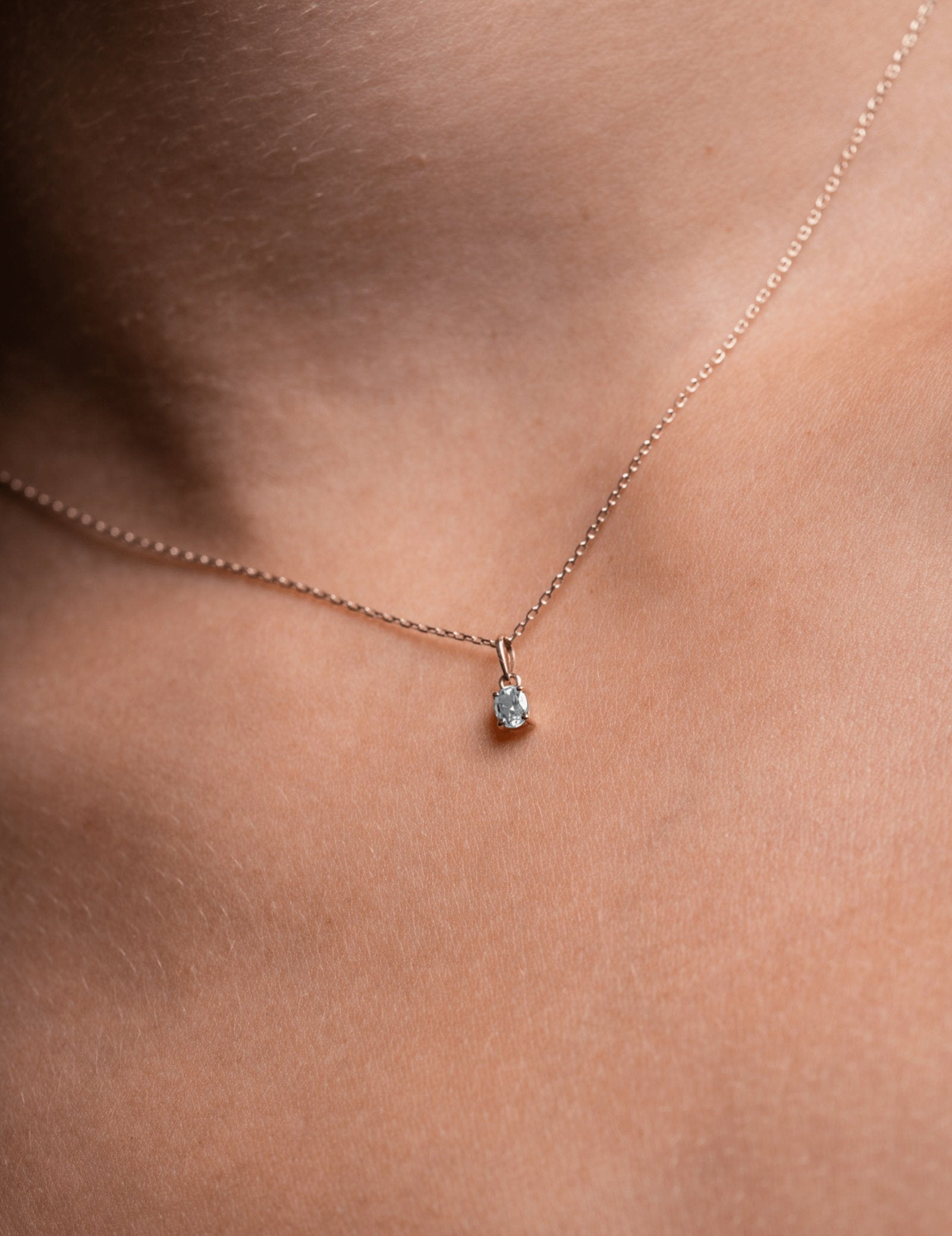 Picture of Luna Rae Solid 9k Gold Diamond Necklace