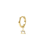 Picture of Luna Rae Solid 9k Gold Air Element Hoops