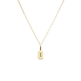 Yellow Gold Letter I