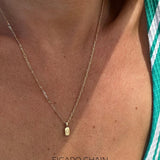 Yellow Gold Letter I