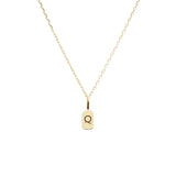 Yellow Gold Letter Q