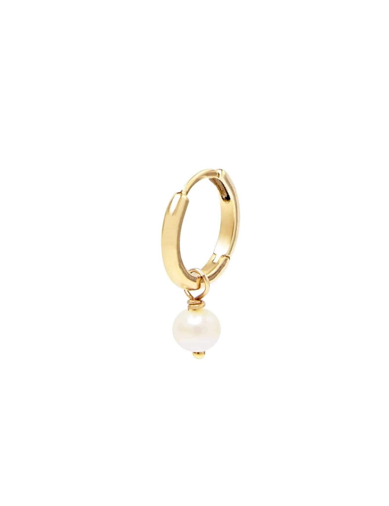 Picture of Luna Rae Solid 9k Gold Moonglade Huggies