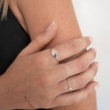 Silver Diamond Sky Ring